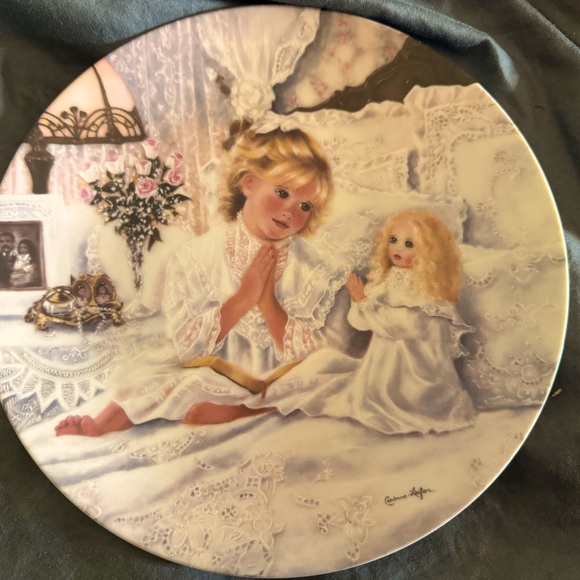 Knowles “Now I Lay Me Down to Sleep” collectors plate - Picture 1 of 5